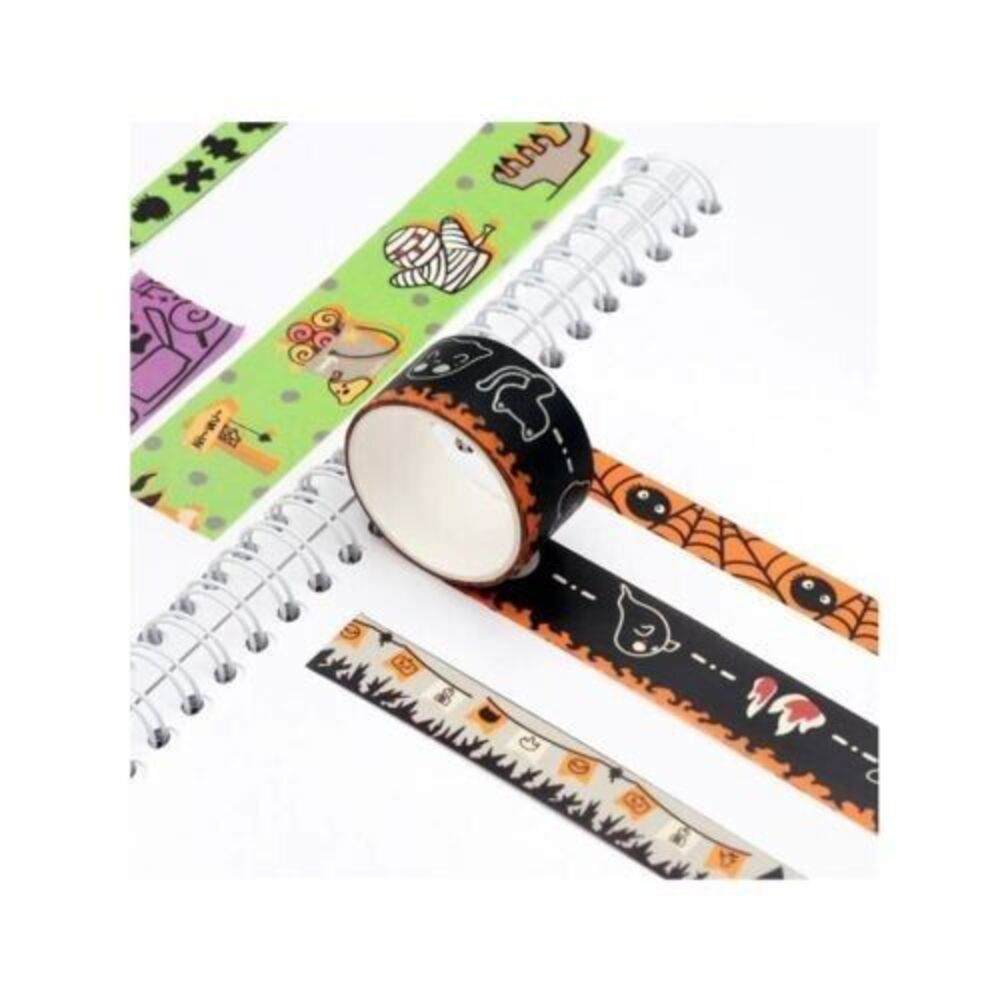 1box/10 Rolls Halloween Theme Decorative Washi Tape For Planner & Craft - Picture 2 of 8